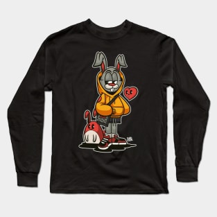 urban rabbit glancing Long Sleeve T-Shirt